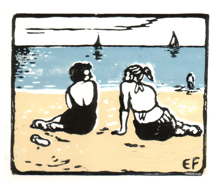 Women on the beach