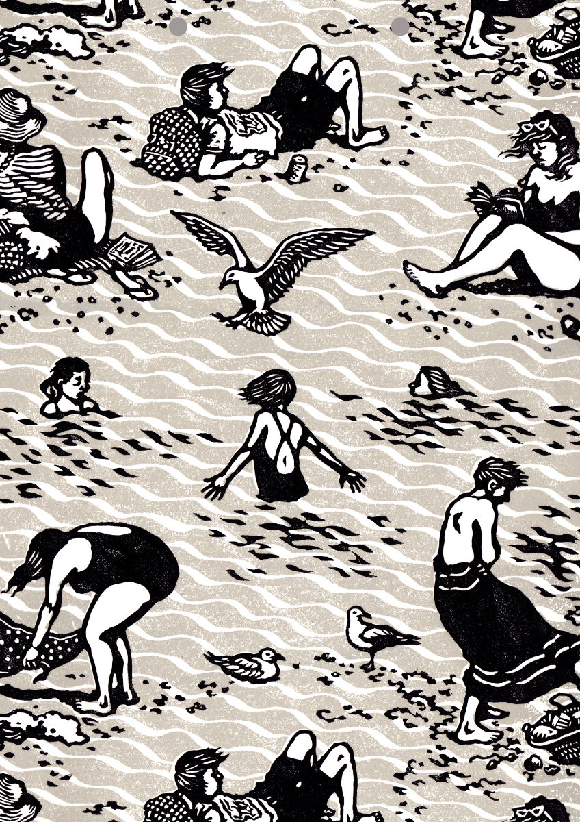 August, Bathers Normandy