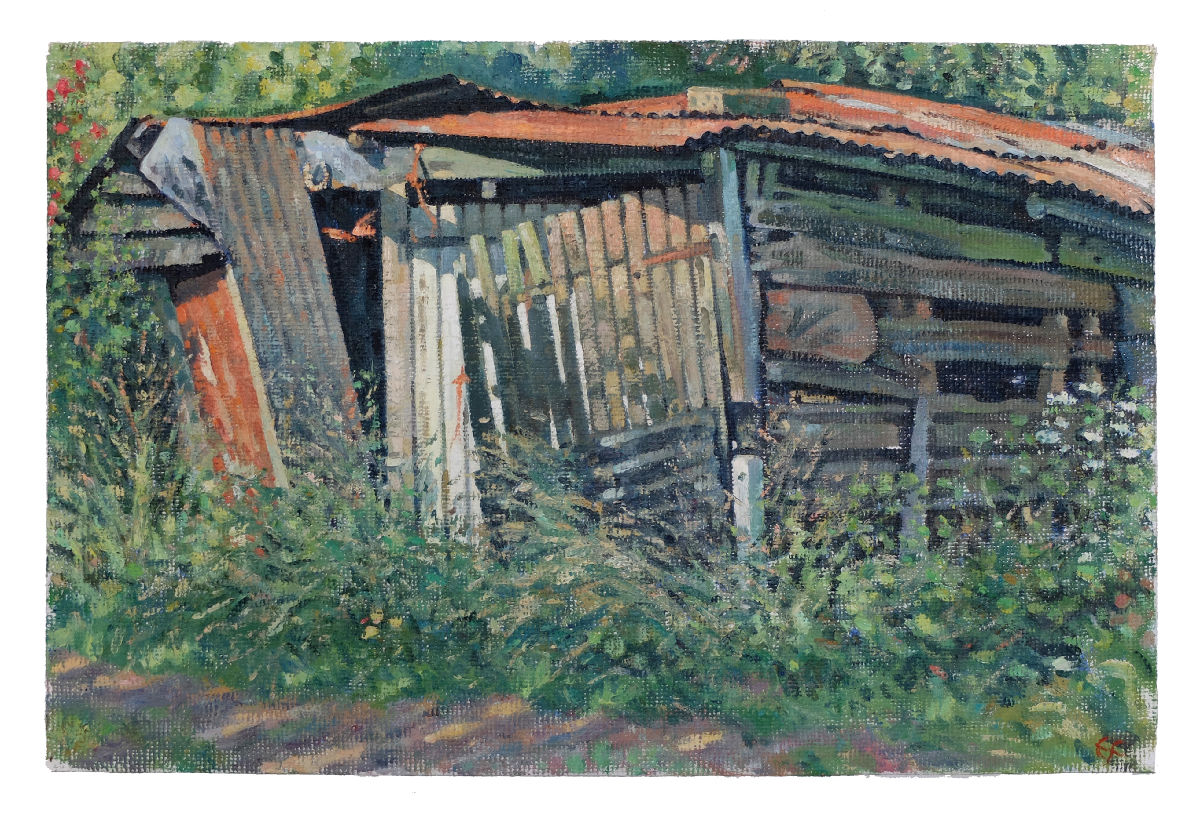 Old sheds West End Lane
